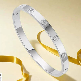 Gold Crystal Bangle