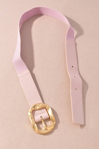 Square Buckle Elastic Belt