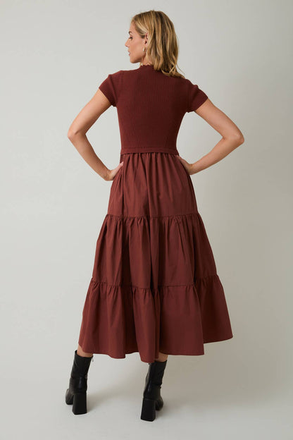 Modern Muse Mixed Tier Dress