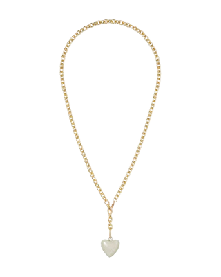 Amoura- The Heart Pendant or belt- All metal Necklace