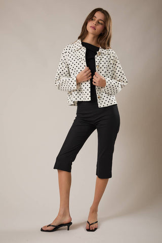 Polka Dot Boxy Jacket