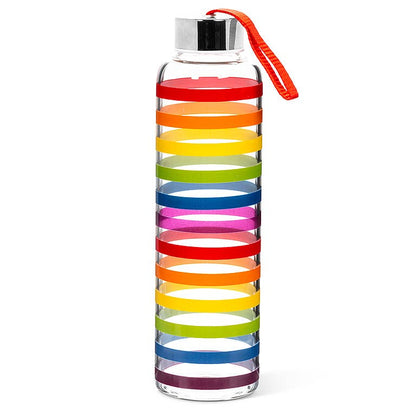 Colour Stripe Btl w/Cap-9"H(18oz)-2429