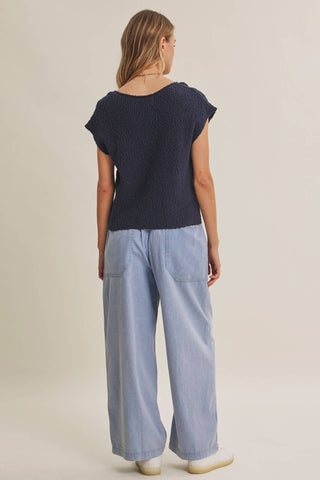 MINERAL-WASHED PANTS