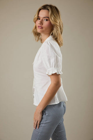 Strawberry Embroidered Blouse