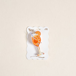 Aperol Spritz Claw Clip