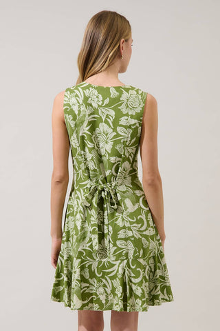 Kory Floral Terria Button Down Mini Dress