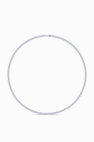 Tennis Necklace. Premium PV plated stainless CZ. 