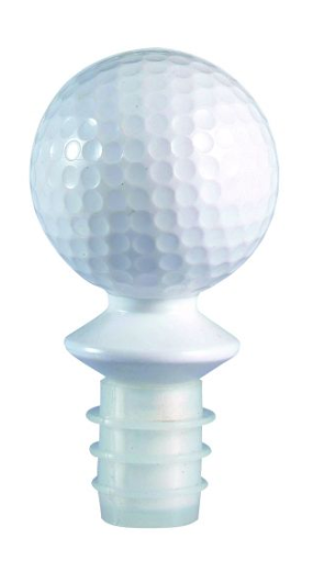 AC-0016 White real Golf Ball Size Bottle Stopper