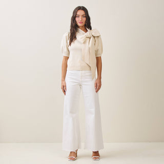Brianna Bow Sweater Top