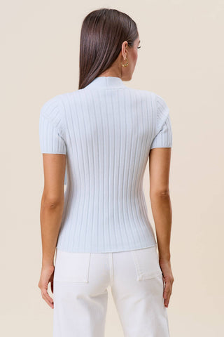Working Girl Knit Bow Top