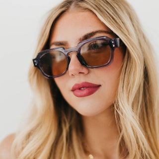 Blocky Square Retro Sunglasses
