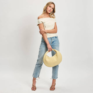 Farrah Straw Hobo