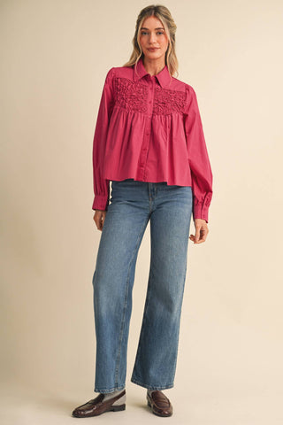 Diamond Ruched Top