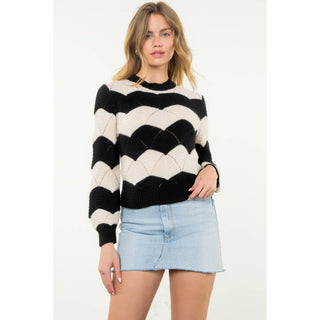 Cassie Chevron Sweater