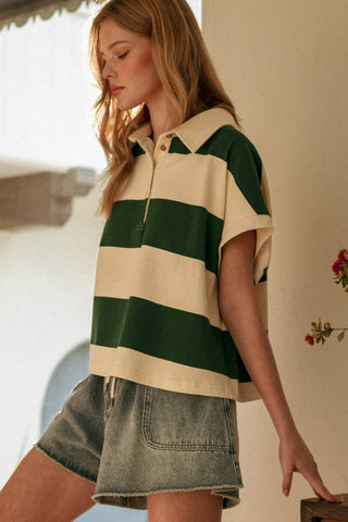 Fairway Stripe Polo