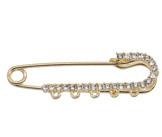 Safety Pin Charm Brooch Pin- Kilt Pin Brooch