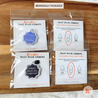 Funny reading Kindle Charm, kindle accessories, bookstore