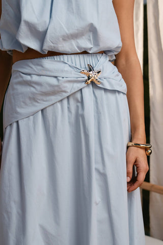 Starfish bubble top & skirt set
