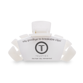 Classic Hair Clip | Large | Coconut White