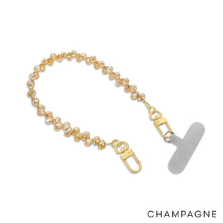 Teardrop Crystal Phone Strap