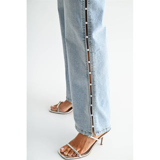 Peekaboo Pearl Mica Denim