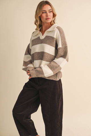 The Sloane Striped Sweater