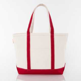 Custom Embroidered Canvas Tote Bag-Medium Size