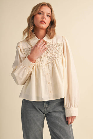 Diamond Ruched Top