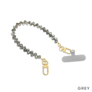 Teardrop Crystal Phone Strap