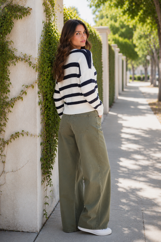 Bona Striped Cardigan