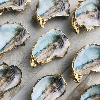 Sand Dune Ring Dish | Oyster Ring Dish | Oyster Jewelry Dish