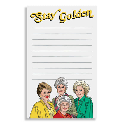 Notepad: Stay Golden