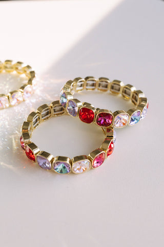 Lila Crystal Bracelet