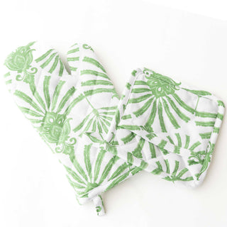 Deco Palm Oven Mitt Set