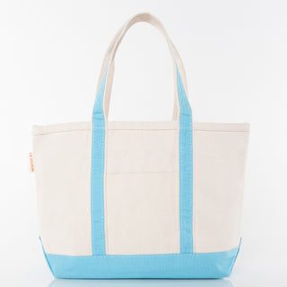 Custom Embroidered Canvas Tote Bag-Medium Size