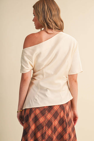 Silk and Sway Asymmetrical Blouse