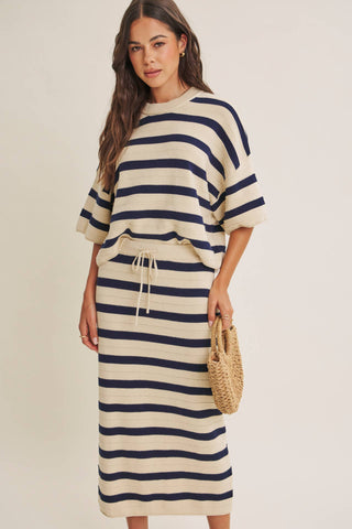 WEEKEND IN CANNES SWEATER SET