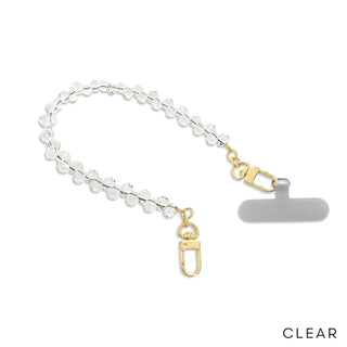 Teardrop Crystal Phone Strap
