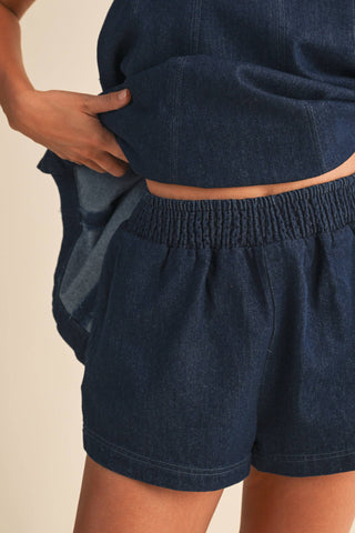 Denim Trapeze Set