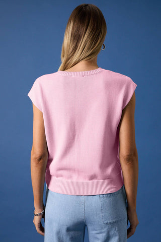 Blue Flag Sweater Top