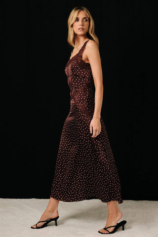 Ashlyn Polka Dot Maxi Dress