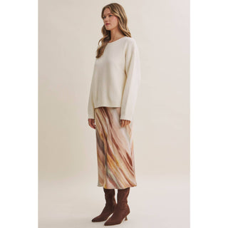 AUTUMN PICNIC BOW SWEATER