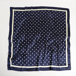 LARGE POLKA DOT PRINT BANDANA SCARF | 40SC694