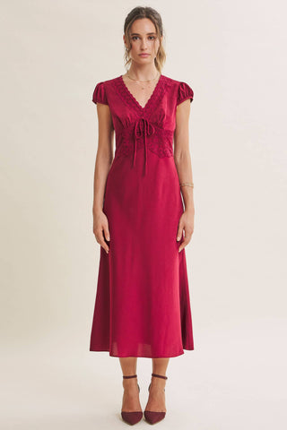 GRACEFUL DRAPE DRESS