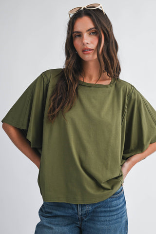 Dolman Short Sleeve Top