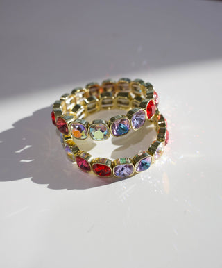 Lila Crystal Bracelet