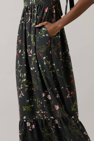 Jilly Floral Silda Smocked Maxi Dress