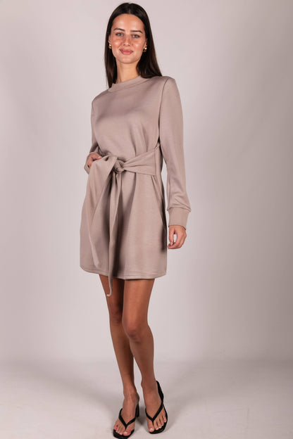 Creme Lounge McKinley Belted Dress
