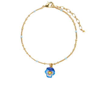 Spring Picnic Bracelet- enamel charms