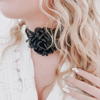 Flower Fantasy Tie Choker Necklace Wholesale